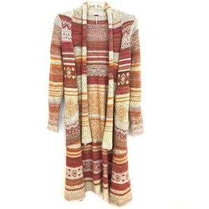 Free People wool alpaca duster cardigan sweater